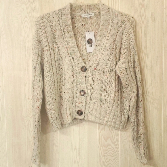 Hooked ❤ Up Sweaters - Hooked ❤ Up cardigan sweater size S NEW